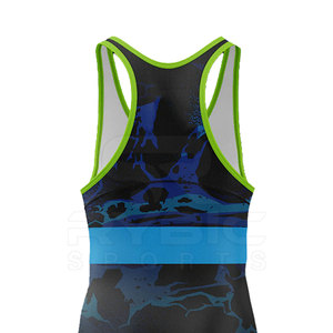 Vêtements de sport personnalisés, débardeurs en tissu performant avec impression intégrale à prix raisonnable - Product Image 5