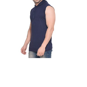 Modern Athletic <b>Men</b> <b>Sleeveless</b> Hoodies Soft Texture Lightweight Material Casual Fit Streetwear Gym Outfit Large Size - Product Image 2