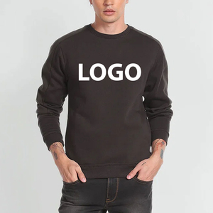 เสื้อสเวตเชิ้ตคอกลมผู้ชายผ้าฝ้าย 100% ขายส่ง เสื้อจั๊มเปอร์แบบหนาสีพื้นเรียบๆ สั่งทำได้ เสื้อฮู้ดดี้และเสื้อสเวตเชิ้ตผู้ชายสำหรับฤดูใบไม้ร่วง - Product Image 4