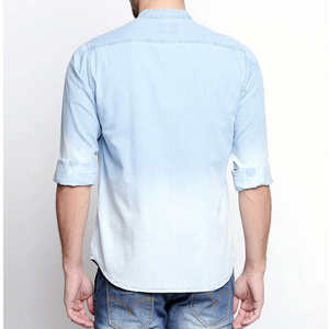 Chemise en jean à manches longues boutonnée, haut décontracté pour les voyages, la mode quotidienne et les tenues superposées - Product Image 3