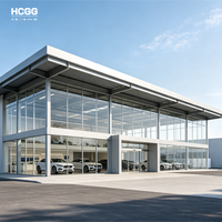 Fabricante de Edificios de Acero Prefabricados con Certificación CE ISO, Salas de Exhibición para Concesionarios de Autos 4S, Almacenes, Salas de Venta, Salas de Exhibición Metálicas