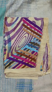 Geometric Print <b>Quilt</b> Panel Polyester <b>Bedding</b> Fabric Long Length Home Textile for Double Bed - Product Image 4