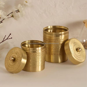 Recipientes cilíndricos de acero inoxidable de alta calidad, personalizados, con acabado cepillado, grabados a mano, para almacenamiento de especias, con tapa abatible, ideales para regalos. - Product Image 2