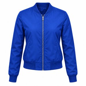 2026 <b>Women</b> Bomber Jackets <b>Windbreaker</b> Breathable Custom Logo Design Plus Sized <b>Women</b> Bomber Jacket OEM Service - Product Image 1