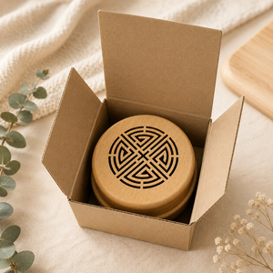 Caja Difusora de Aroma de Madera de Haya Natural Premium, Ecológica y Duradera, con Bolas de Madera |   Fabricante OEM ODM de Origen Vietnamita para Todas las Estaciones - Product Image 5