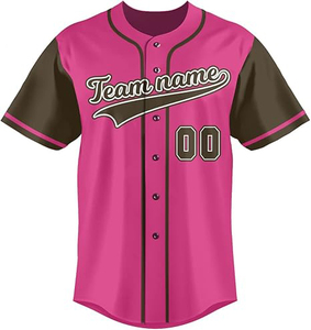 Maillot de baseball à production rapide, uniforme personnalisé, mélange poly-spandex, style équipe professionnelle, étiquettes personnalisées, tissu résistant à la décoloration, teinture intégrale - Product Image 2