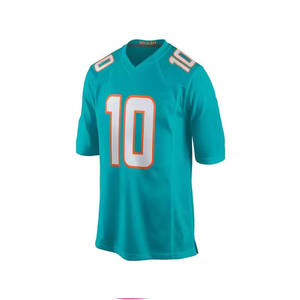 Maillot de football américain pour jeunes, couleur personnalisée, numéro d'équipe imprimé, tissu respirant, t-shirt de sport - Product Image 2