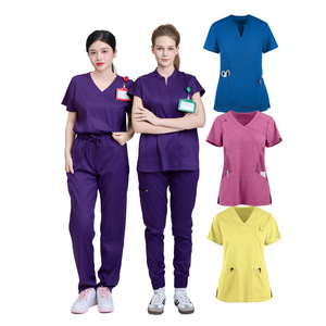 ชุดจั๊มสูทสำหรับแพทย์ชุดยูนิฟอร์มสำหรับพยาบาลโรงพยาบาลเสื้อโค้ทสไตล์ใหม่ส่งตรงจากโรงงาน - Product Image 1