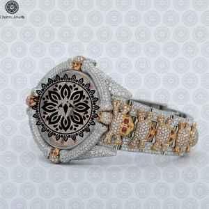 Charm_Jewells Women's Stainless Steel <b>Diamond</b> <b>Watch</b> Polygon Analog Dial Sapphire Crystal Luxury Fashion 30mm Butterfly Clasp - Product Image 4