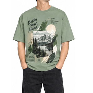 T-shirt en coton à imprimé graphique pour homme, pour un usage quotidien - Product Image 5