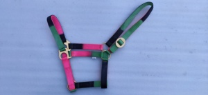 Classic Lightweight Poly Propylene Nubuck Padded Customize Nylon Horse Halter Zinc Brass Hardware Sizes - Product Image 2