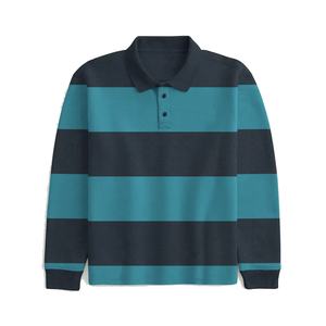 เสื้อโปโลแขนยาวแบบยูนิเซ็กส์ ผู้ชาย สวมใส่สบายๆ สำหรับธุรกิจ ระบายอากาศได้ดี ทรงหลวม ปักลายที่ปกเสื้อ ขายส่ง รับทำโลโก้ตามสั่ง - Product Image 5