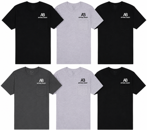 T-shirt décontracté pour homme AMY Brand 100% coton, manches courtes, uni, broderie sur le devant, respirant, coupe classique, logo personnalisé, vente en gros - Product Image 1