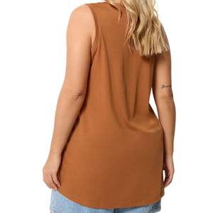 Camiseta sin Mangas de Secado Rápido para Mujer, Chaleco Deportivo Transpirable para Gimnasio y Entrenamiento, Fabricante OEM, Venta al Por Mayor Personalizada - Product Image 3