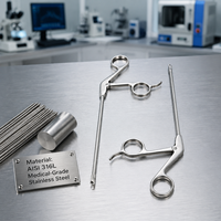 Coupe-fil pour arthroscopie de l'épaule ISO 13485, à pointe non filetée, en acier inoxydable, instruments chirurgicaux arthroscopiques OEM