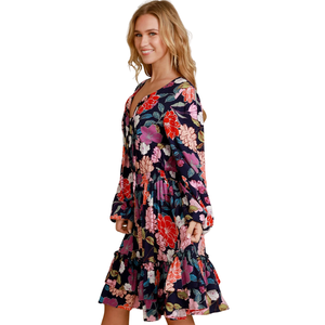 Vestido Mini Estampado Floral para Mujer, Vestido de Moda al por Mayor - Product Image 3
