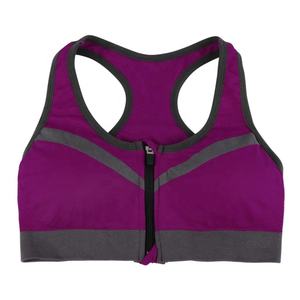 Soutien-gorge de yoga léger et respirant de grande taille à fermeture à glissière - Product Image 3