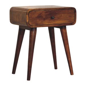 Mesita de noche Avora Chestnut con 1 cajón - Product Image 2