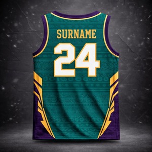 Ensemble de maillots de basket-ball personnalisés par sublimation, directement de l'usine, très demandés, fournisseur en gros, OEM ODM acceptés - Product Image 3