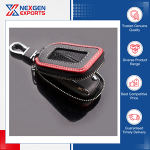 Distribuidor Global que Vende Llaveros de Cuero PU Portátiles de Diseño Atractivo y Calidad Excepcional a Precio de Mercado Mayorista - Product Image 3