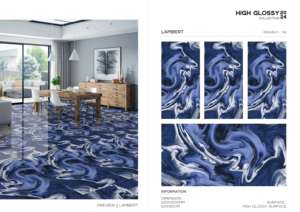 Carreaux de porcelaine modernes haute brillance, grand format 600x1200mm, carreaux de sol et de mur de qualité supérieure pour la décoration intérieure et extérieure - Product Image 2