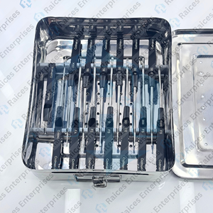 Juego de Curetas Lumbares Tipo Bayoneta Karlin de Alta Calidad, 14 Piezas, Instrumentos de Microdiscectomía, Instrumentos Quirúrgicos - Product Image 2