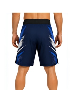 Shorts de combat MMA à prix de gros, extensibles, respirants, avec taille ajustable, pour arts martiaux mixtes, pour jeunes et adultes - Product Image 2