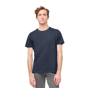 Camiseta de Hombre 100% Algodón, Diseño de Logotipo Personalizado, Antiarrugas, Cuello Redondo, Hombros Caídos, Estilo Urbano, Lisa - Product Image 1