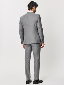 Costume sur mesure MTM Fit Bespoke Plus Size 2 pièces pour homme, tissu TR, veste et pantalon, vente en gros, simple boutonnage, ensemble de costumes élégants pour adultes - Product Image 2