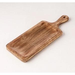 Plateaux de service en bois naturel à prix de gros – Plateaux rectangulaires en bois de manguier de qualité supérieure pour café, thé, fruits, aliments et desserts - Product Image 2