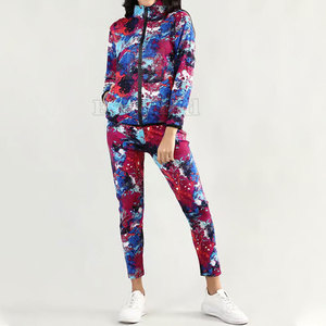 Survêtement de sport léger en coton pour femme, sublimation, style streetwear - Product Image 1