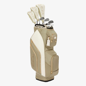 Premium Quality Genuine Leather Waterproof <b>Golf</b> Cart Bag Multiple Storage Pockets <b>Golf</b> Club Organizer Custom Branding OEM - Product Image 1
