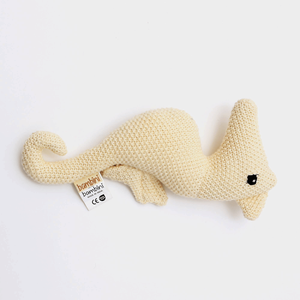 100% Handmade Cotton Knitted Soft Seahorse Plush Toy for <b>Kids</b> Cushion & <b>Sofa</b> - Product Image 3