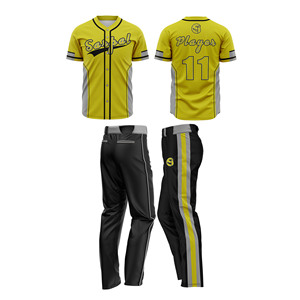 Best Quality Polyester Fabric <b>Baseball</b> Uniform In Wholesale Prices Personalized Logo <b>Baseball</b> <b>Sets</b> Supplier Men <b>Baseball</b> Uniform - Product Image 1