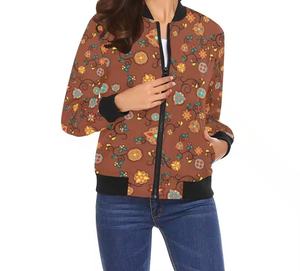 <b>Women</b> Custom Polyester Outdoor Wear Windproof Breathable Full Zip Up Stylish Stand Collar Sublimation <b>Lightweight</b> <b>Women</b> <b>Jacket</b> - Product Image 1