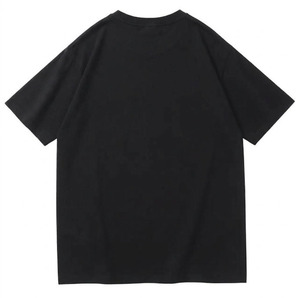 Camiseta de Algodón con Cuello Redondo y Manga Corta para Hombre, con Estampado de Letras Personalizado, Corte Regular, Estilo Casual, Tejido de Punto Jersey, Logotipo Frontal - Product Image 4