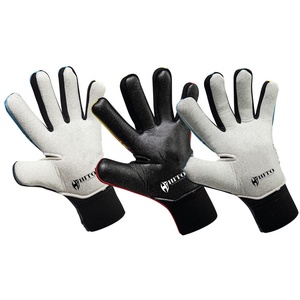 Gants de gardien de but de football sur mesure de haute qualité, avec impression en silicone sur le dos et contact Letax sur la paume avant, coupe négative professionnelle - Product Image 4
