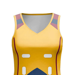 High Quality Unisex Netball <b>Dress</b> Uniform Quick Dry Breathable Nylon/Cashmere Anti-Bacterial <b>Custom</b> Team Logos & Colors - Product Image 2
