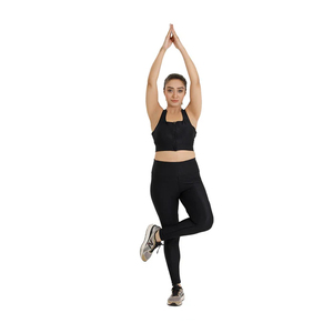 Soutien-gorge de sport pour femme à logo personnalisé, bretelles réglables, maintien moyen, séchage rapide, respirant, en Spandex/Nylon, avec coussinets amovibles - Product Image 3