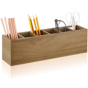 Portalápices de Madera de Mango Hecho a Mano con Patrones Tallados |   Venta al por mayor - Product Image 6