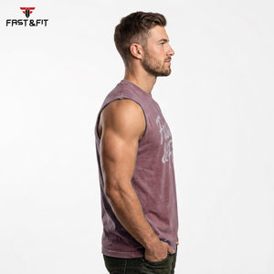 Chaleco Deportivo de Algodón para Hombre, con Logotipo Personalizado, Color Sólido, Sin Mangas, Transpirable, de Secado Rápido, Tejido Waffle, para Fisicoculturismo y Fitness - Product Image 6