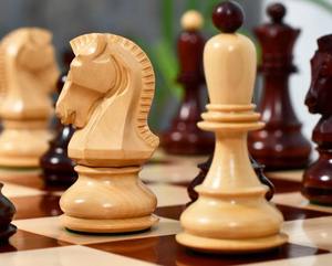 Piezas de Ajedrez de Reproducción Premium Dubrovnik 1950, Rey de 3.75 pulgadas, Madera de Palisandro y Boj, al Mejor Precio - Product Image 2