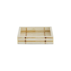 Bandeja de Servicio Decorativa de Lujo con Patrón Inspirado, Organizador Rectangular Artesanal con Incrustaciones de Hueso para Decoración del Hogar, Comedor, Set de Regalo, Adorno - Product Image 5