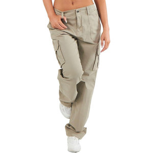 Outfitize International – Pantalons cargo pour femmes, coupe droite, unis, décontractés, multi-poches, personnalisables avec logo, vente en gros - Product Image 5