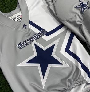 Uniforme de Fútbol Americano Personalizado al por Mayor, Fabricante OEM, Sublimado, Tallas Grandes, Conjunto de Uniforme de Equipo, Ropa Deportiva Transpirable de Poliéster - Product Image 3