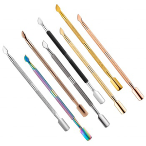 Juego de Herramientas Premium para el Cuidado de las Cutículas de las Uñas con Empujador de Cabeza Plana e Instrumentos de Limpieza para Uso Profesional en Manicura y Pedicura - Product Image 1