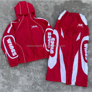 Chaqueta Cortavientos Deportiva Personalizada con Logotipo al por Mayor, Ropa Deportiva para Correr, Chaqueta Cortavientos Ligera, Conjunto de Chándal - Product Image 2