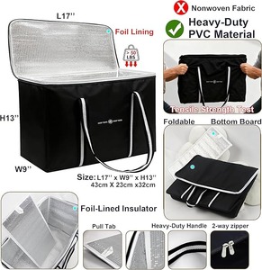 Simply Green Solutions Reusable Grocery Bags Wide <b>Tote</b> Bags with 20-Inch Reinforced Handle Shopping Bags for Groceries - Product Image 4