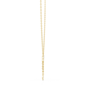 Delicado colgante de mariposa con diamante cultivado en laboratorio, engastado en oro amarillo macizo de 18 quilates, para compromiso, fiesta, San Valentín, uso diario, para mujer. - Product Image 2