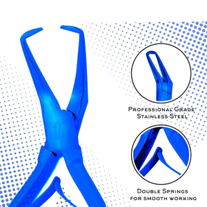 Pince à extensions de cheveux professionnelle ergonomique en acier inoxydable écologique Kaamir Instruments – Prix de gros - Product Image 2